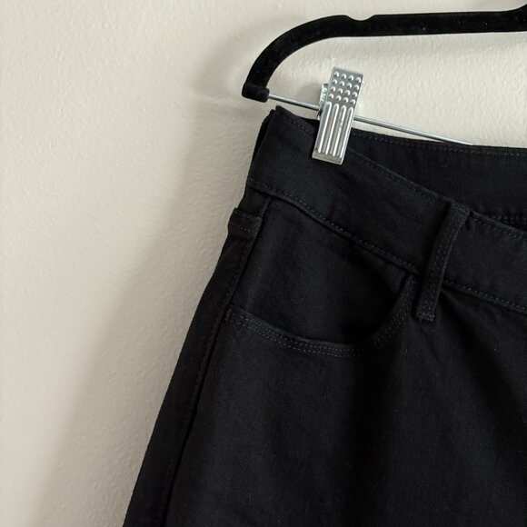 Old Navy Women 12 Black Denim Casual Grunge Mid-Rise Wow Boot-Cut Jeans NWT - Picture 5 of 10